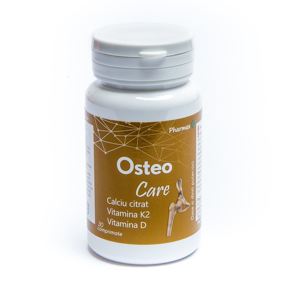 Osteoporoza - Osteo Care, 30 tablete, Pharmex, sinapis.ro