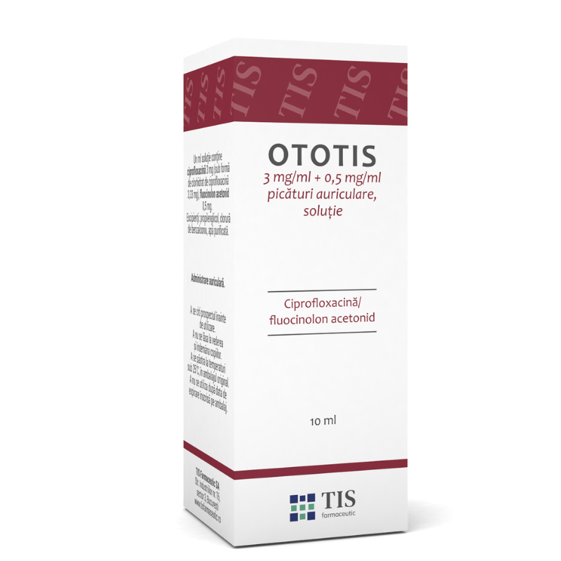 Ureche - Ototis, soluție auriculară, 10 ml, Tis, sinapis.ro