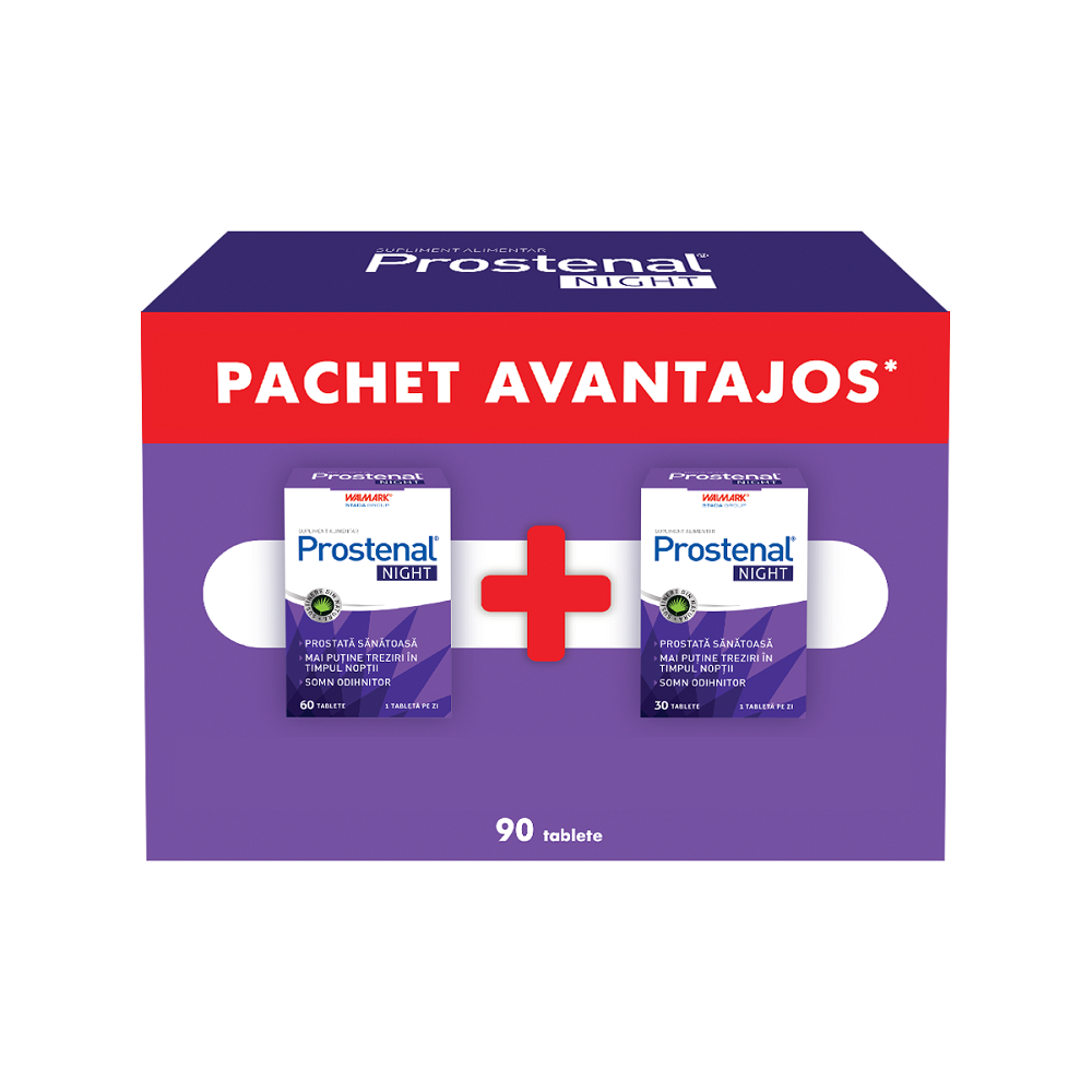 Prostata - Pachet Prostenal Night, 60 + 30 tablete, Walmark, sinapis.ro