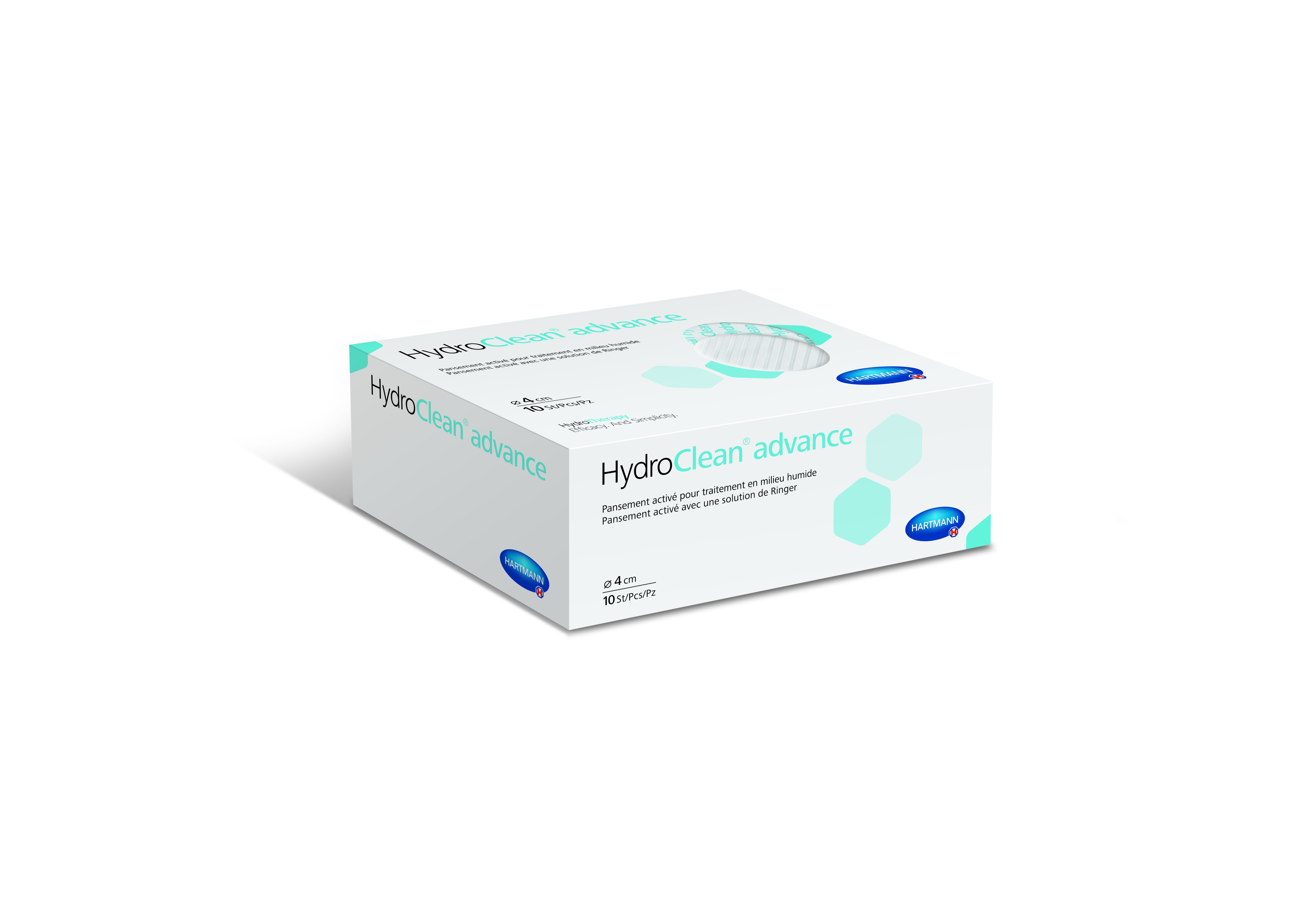 Plasturi si pansamente - Pansament activat pentru terapia umedă HydroClean Advance 4 cm, 10 bucăți, Hartmann, sinapis.ro