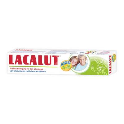 Pasta de dinti pentru copii - Pastă de dinți - Lacalut Kids, 4-8 ani, 50 ml, Theiss Naturwaren, sinapis.ro