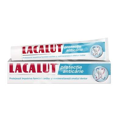 Pasta de dinti - Pastă de dinți Lacalut protecție anticarie, 75 ml, Theiss Naturwaren, sinapis.ro