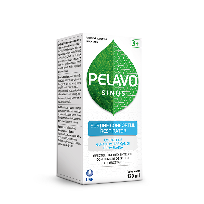 Imunitate - Pelavo Sinus soluţie orală, 120 ml, sinapis.ro