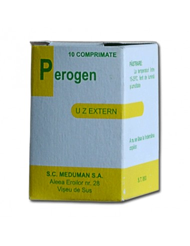 Igienizanti - Perogen, 10 comprimate, Meduman, sinapis.ro