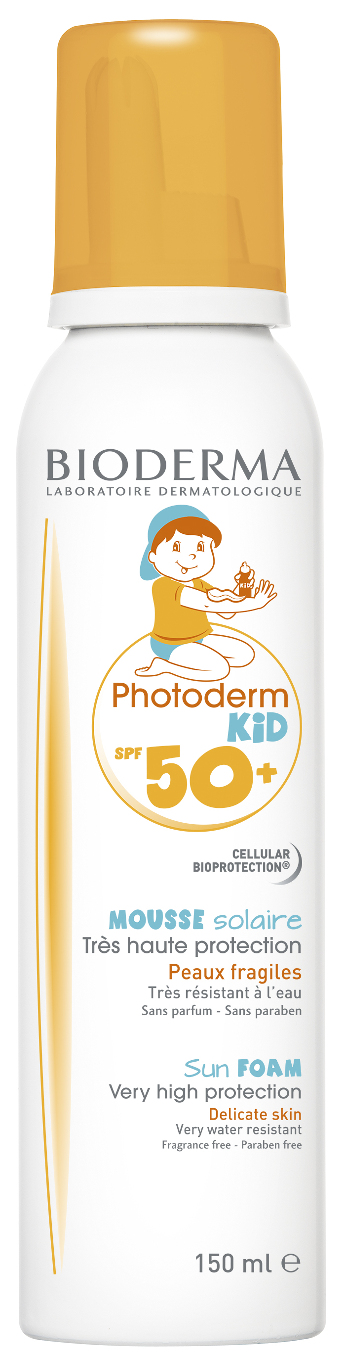 Produse cu SPF pentru copii - Photoderm Kid Spuma Spf50+ 150ml, Bioderma, sinapis.ro