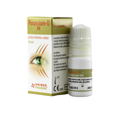 OFTAMOLOGIE - Potassium-U PF picături oftalmice, 10ml, Unimed Pharma, sinapis.ro
