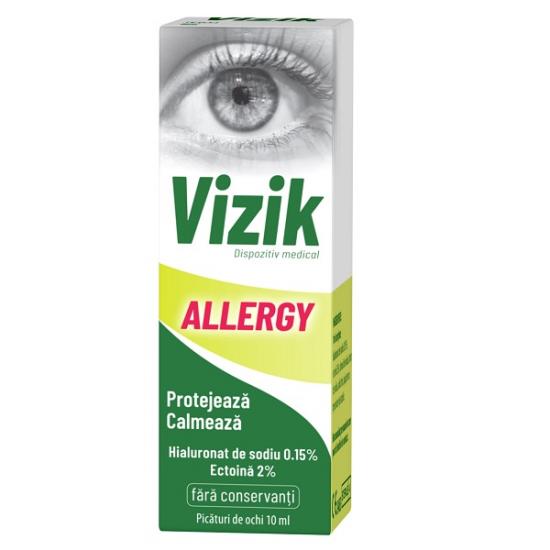 Picaturi ochi - Picaturi pentru ochi Vizik Allergy, 10 ml, Zdrovit, sinapis.ro