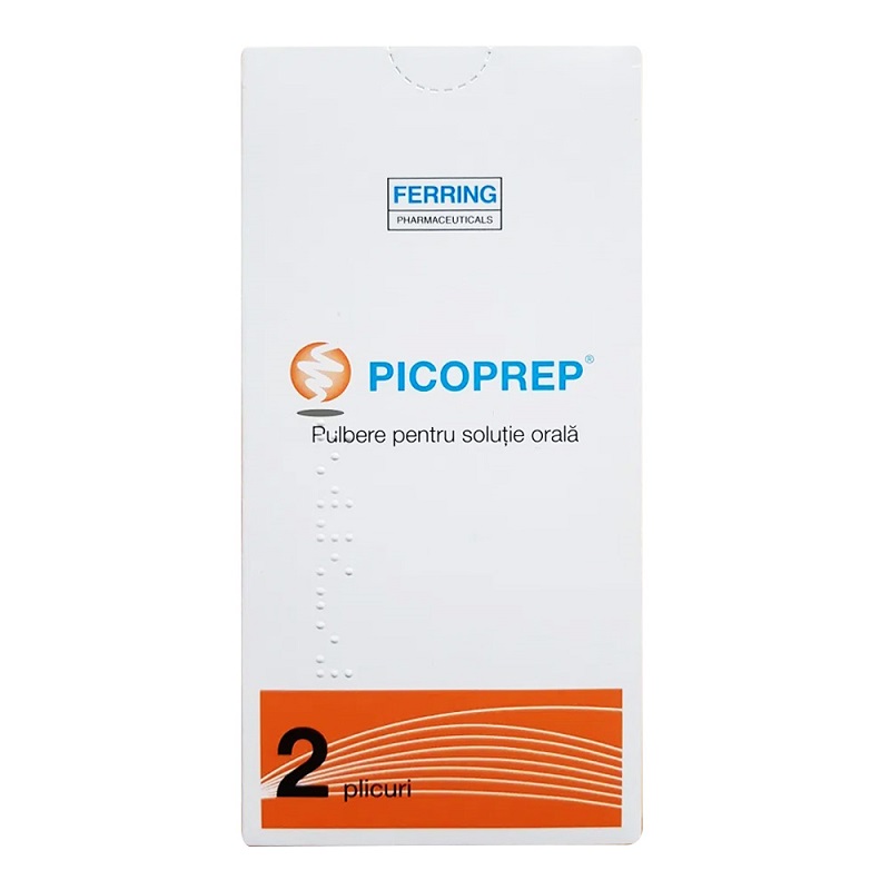Constipatie - Picoprep, 10mg, 2 plicuri, Ferring, sinapis.ro