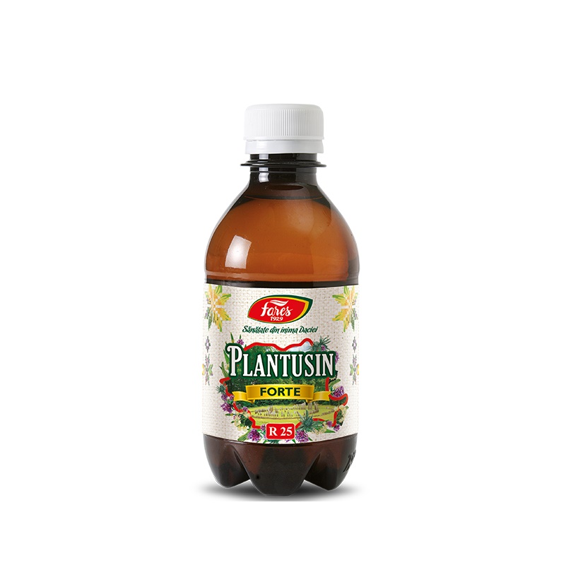 SUPLIMENTE - Plantusin Forte sirop, R25, 250 ml, Fares, sinapis.ro