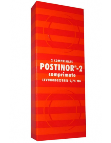 Anticonceptionale - Postinor-2, 750mcg, 2 comprimate, Gedeon Richter, sinapis.ro