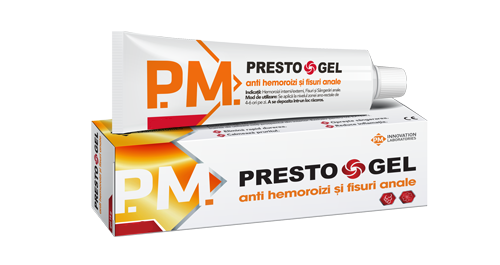 Hemoroizi - Prestogel 15g, P.M. Innovation Laboratories, sinapis.ro
