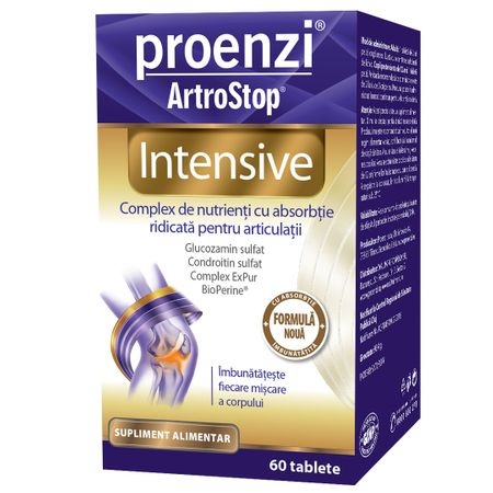 Articulatii si sistem osos - Proenzi ArtroStop Intensive, 60 tablete, Walmark, sinapis.ro