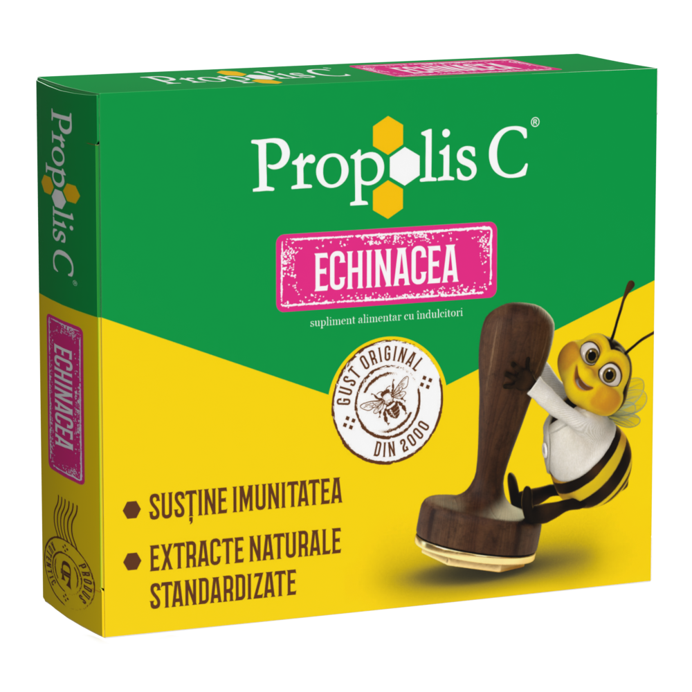 SUPLIMENTE - Propolis C Echinacea, 20 comprimate, Fiterman Pharma, sinapis.ro