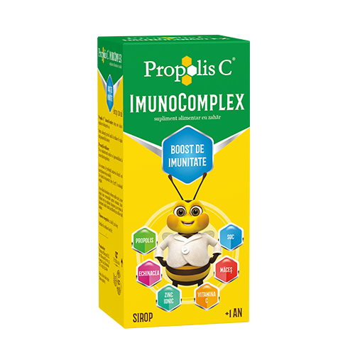 IMUNOMODULATOARE - Propolis C ImunoComplex sirop, 100 ml, Fiterman, sinapis.ro