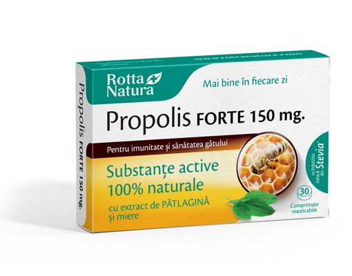 Imunitate - Propolis forte, 150mg, 30 capsule, Rotta Natura, sinapis.ro