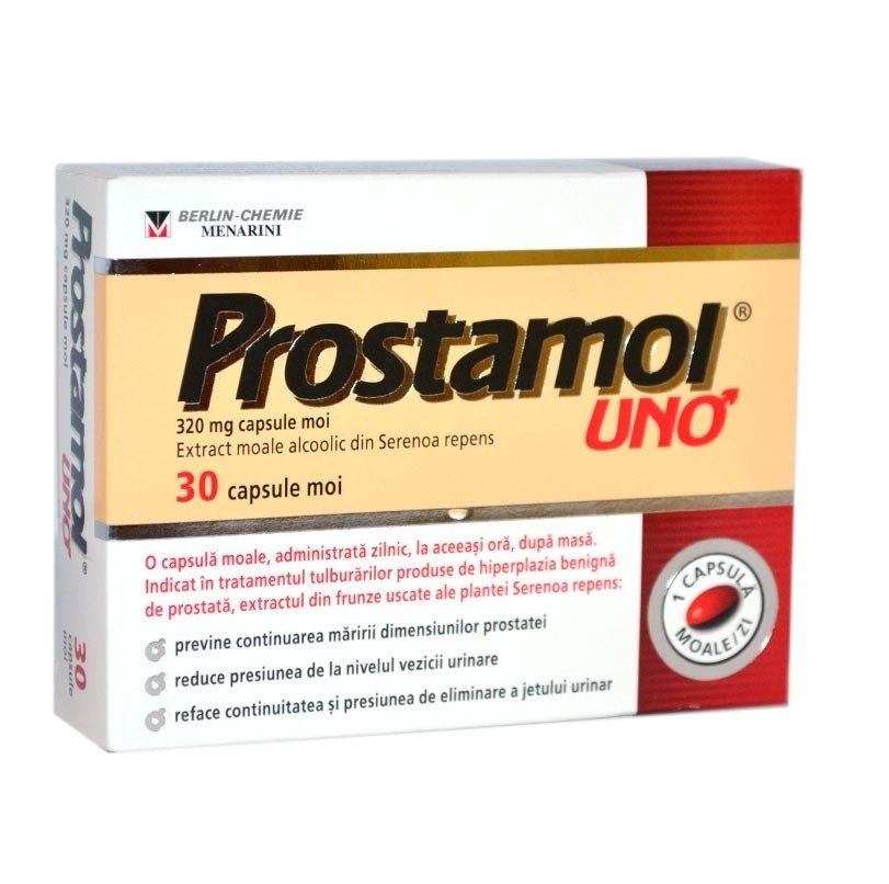 UROLOGIE - Prostamol uno, 30 capsule, Berlin-Chemie, sinapis.ro