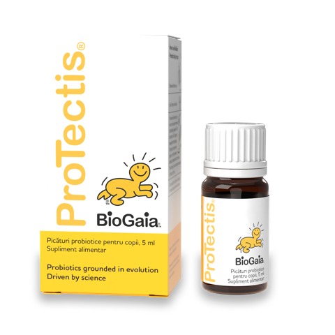 Probiotice si Prebiotice - Protectis BioGaia picături copii 5ml, sinapis.ro