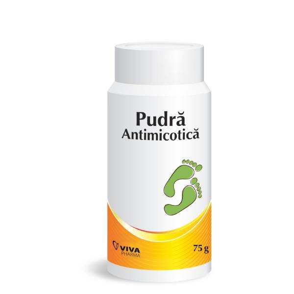 Antimicotice - Pudră antimicotică, 75 g, Viva Pharma, sinapis.ro