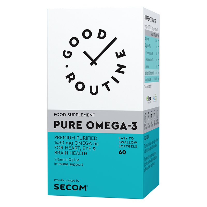 SUPLIMENTE - Pure Omega-3 Good Routine, 60 capsule, Secom, sinapis.ro