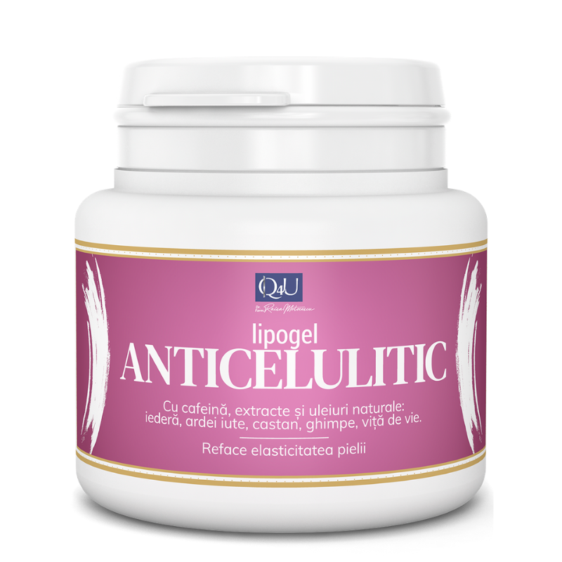 Anticelulitice - Q4U Lipogel anticelulitic, 500 ml, Tis, sinapis.ro