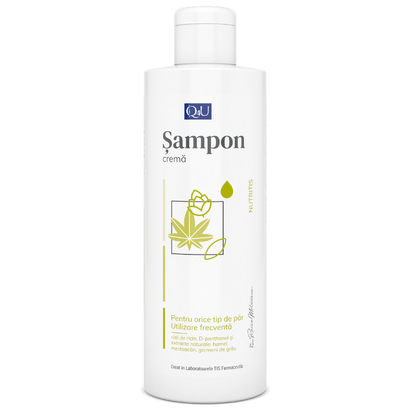 Sampon - Q4U NutriTIS șampon cremă, 200 ml, Tis, sinapis.ro