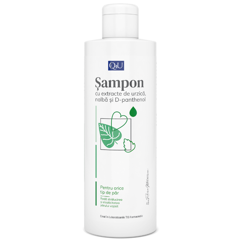Sampon - Q4U Șampon cu nalbă și urzică, 250 ml, Tis, sinapis.ro