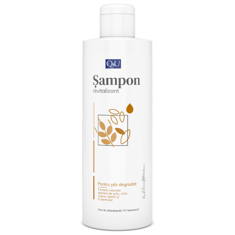 Sampon - Q4U Șampon revitalizant, 200 ml, Tis, sinapis.ro