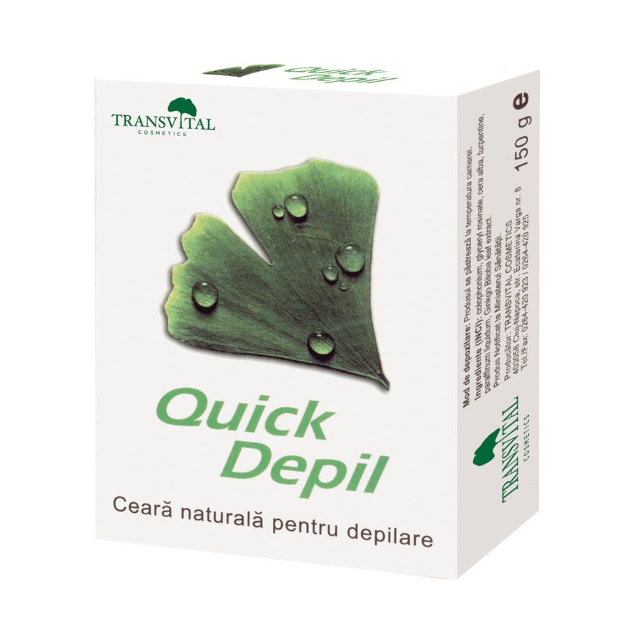 Diverse - Quick Depil - Ceara naturala depilatoare 150g, sinapis.ro
