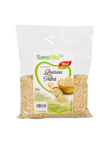 CEREALE SI FULGI - Quinoa alba 250g, SanoVita, sinapis.ro