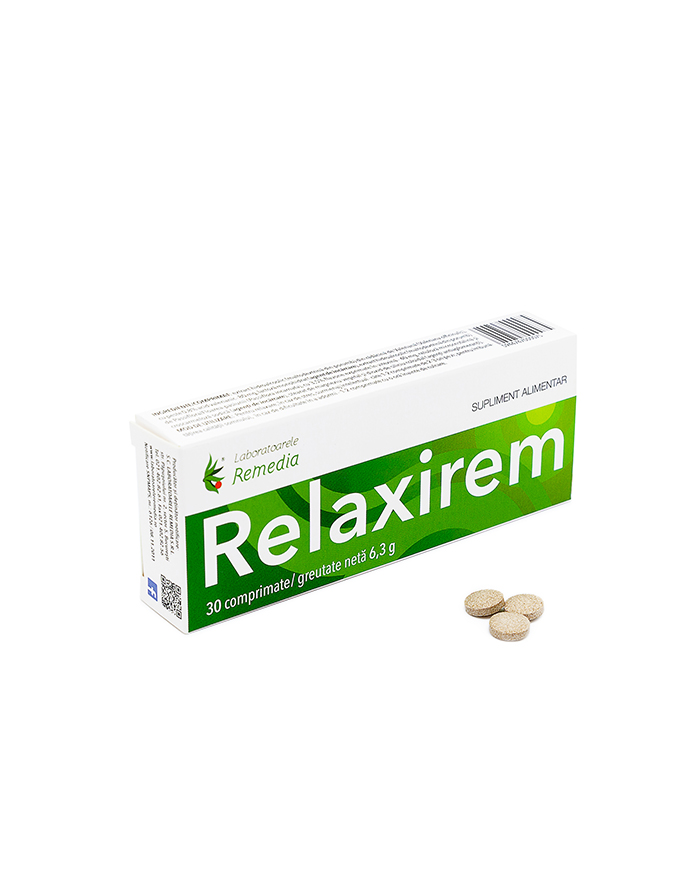 Antistres - Relaxirem, 30 comprimate, Remedia, sinapis.ro