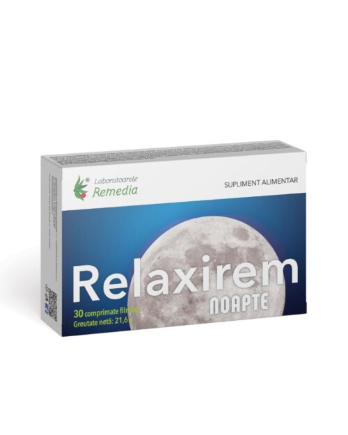 Sedative - Relaxirem noapte, 30 capsule, Remedia, sinapis.ro