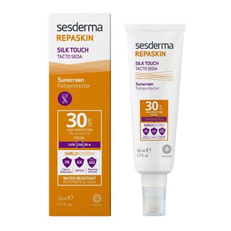 Produse cu SPF pentru fata - Repaskin, facial silk touch, cremă protecție solară SPF 30, 50 ml, Sesderma, sinapis.ro