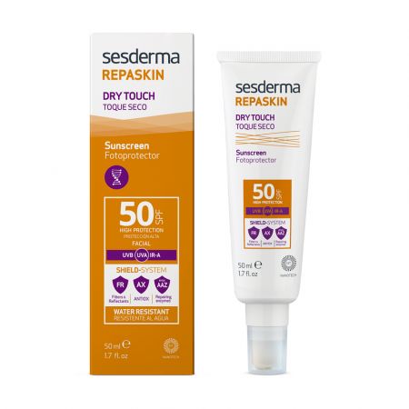 Produse cu SPF pentru fata - Repaskin, facial silk touch, cremă protecție solară SPF 50, 50 ml, Sesderma, sinapis.ro