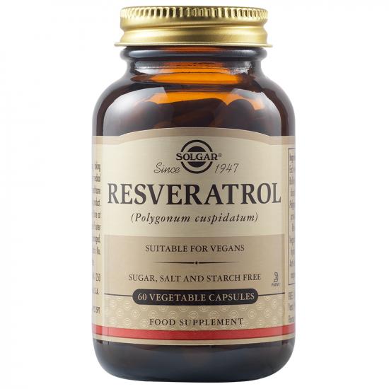 Geriatrice - Resveratrol 250 mg, 30 capsule, Solgar, sinapis.ro