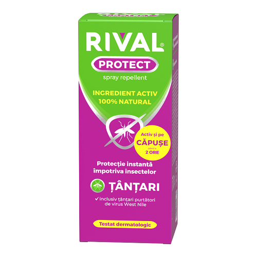 Protectie anti-insecte - Rival Protect Spray Repellent 100ml, sinapis.ro
