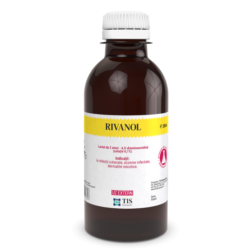Uz general - Rivanol 0.1% 200ml Tis (elaborare), sinapis.ro