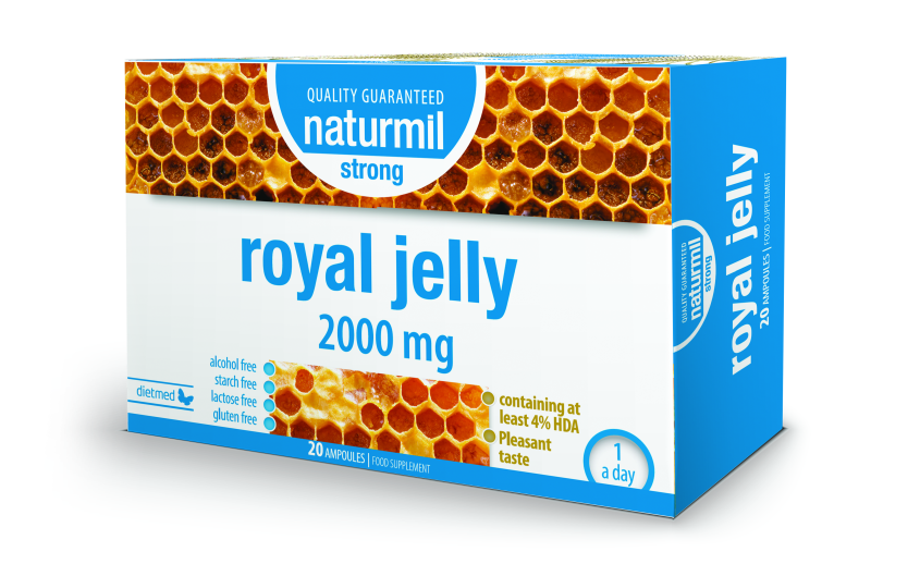 Imunitate - Royal Jelly Strong 2000 mg, 20 fiole buvabile x 15 ml, sinapis.ro