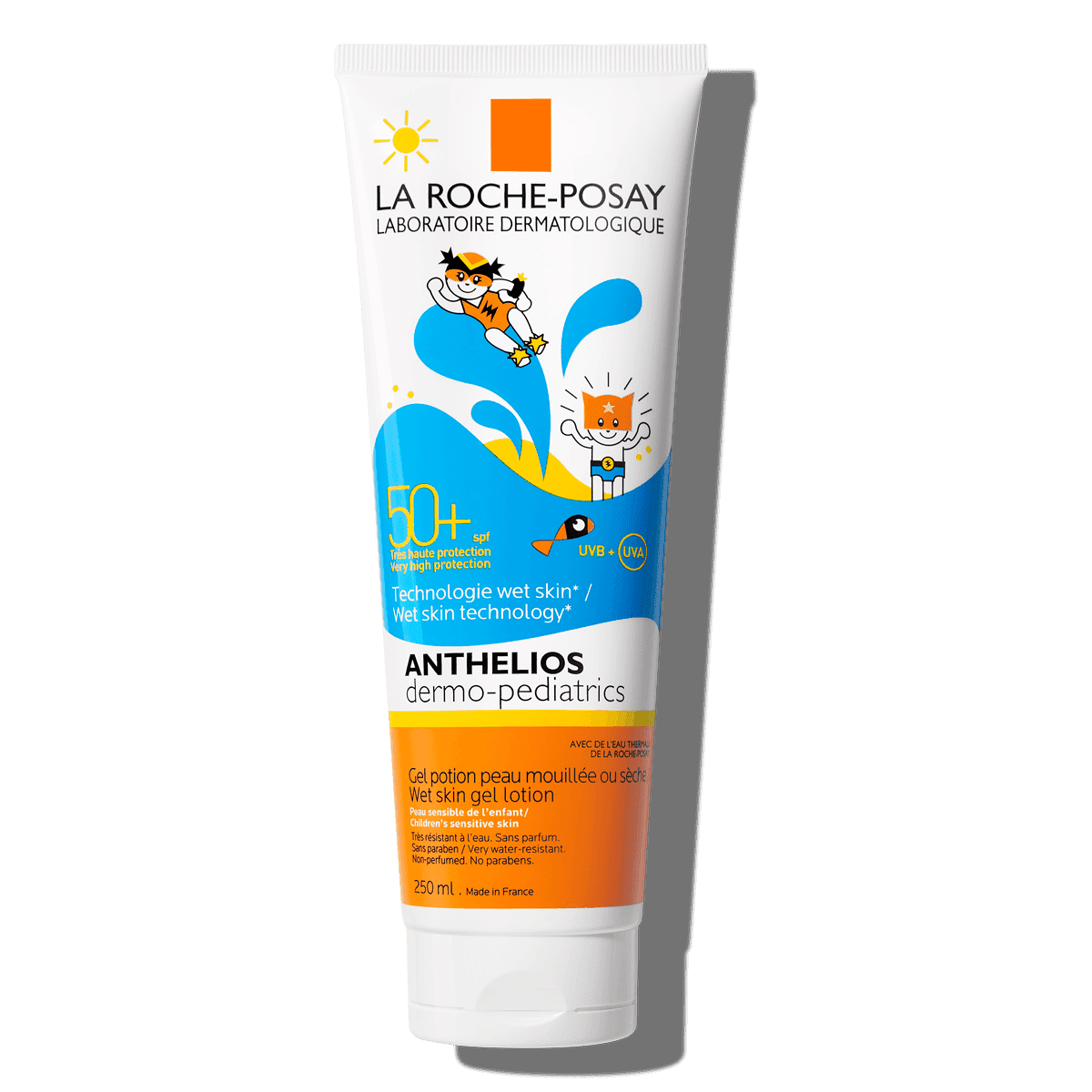 Produse cu SPF pentru copii - LA ROCHE-POSAY Anthelios dermo-pediatrics spf50+ eco tube lotiune wet skin 200ml, sinapis.ro