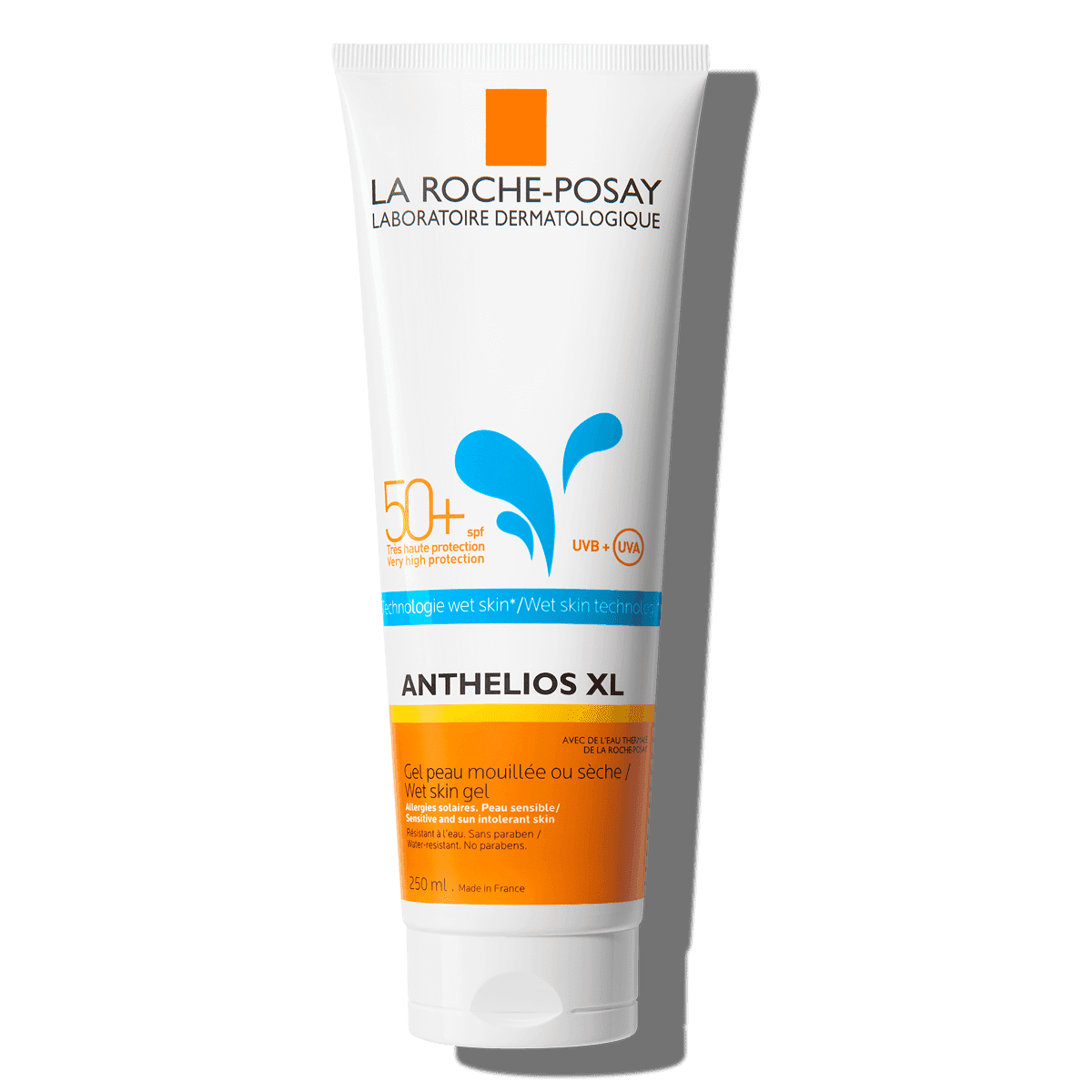 Produse cu SPF pentru corp - LA ROCHE-POSAY Anthelios spf50+ XL wet skin gel 250ml, sinapis.ro