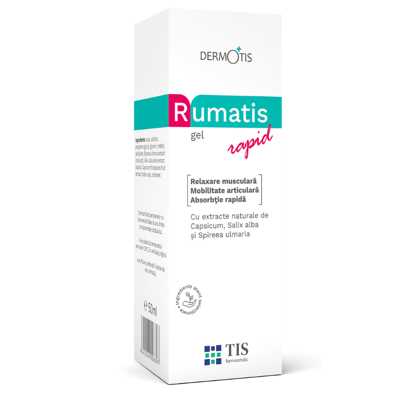 Dureri musculare - Rumatis, gel, 50 ml, Tis, sinapis.ro