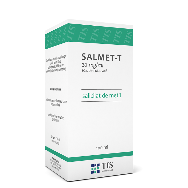 Raceala si gripa - Salmet-t, 20mg/ml, soluție cutanată, Tis, sinapis.ro