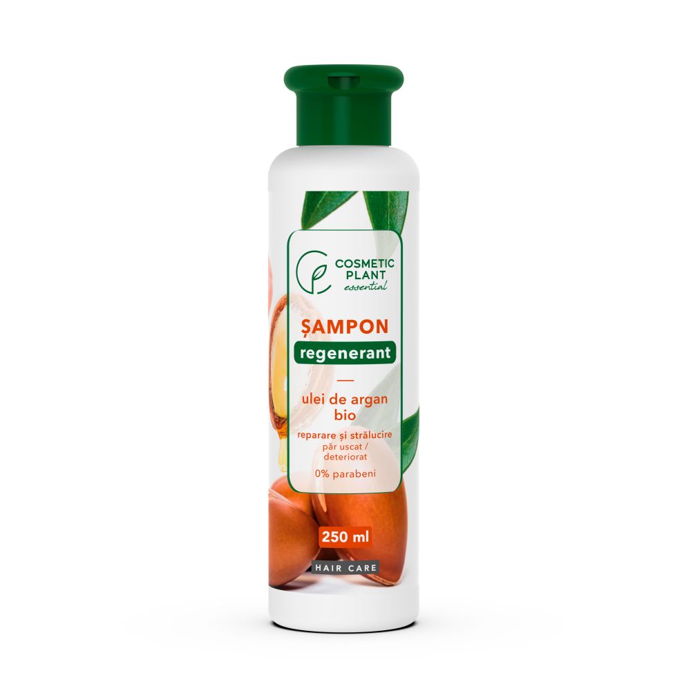 Sampon - Șampon regenerant cu ulei de argan bio, 250ml, Cosmetic Plant, sinapis.ro