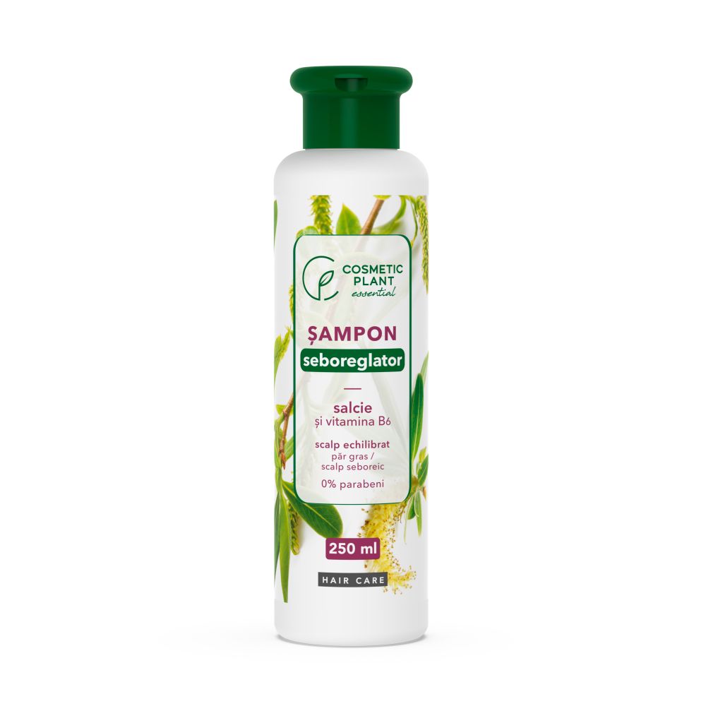 Sampon - Șampon seboreglator cu salcie & vitamina B6, 250ml, Cosmetic Plant, sinapis.ro