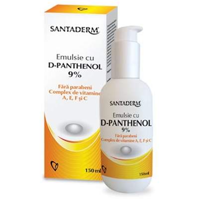 Alte afectiuni ale pielii - Santaderm emulsie cu D-Panthenol 9%, 150 ml, Viva Pharma, sinapis.ro