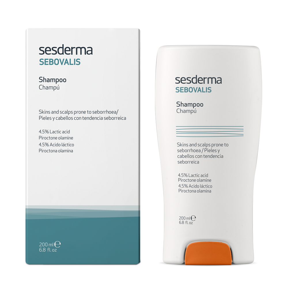 Sampon - Sebovalis, șampon tratament pentru păr cu tendință seboreică, 200 ml, Sesderma, sinapis.ro