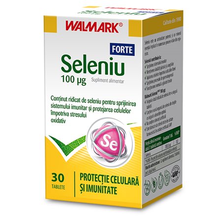 ANTIOXIDANTI - Seleniu forte 100 mcg, 30 tablete, Walmark, sinapis.ro
