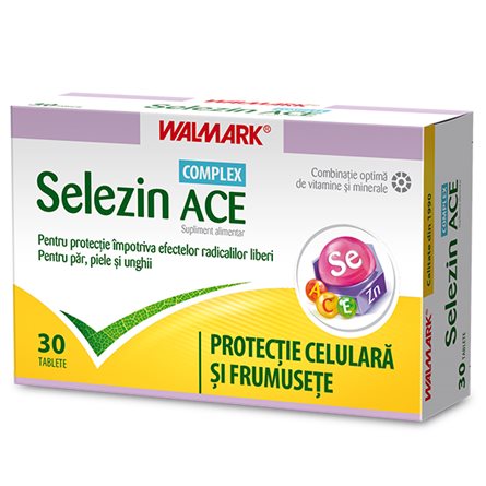ANTIOXIDANTI - Selezin ACE Complex, 30 tablete, Walmark, sinapis.ro