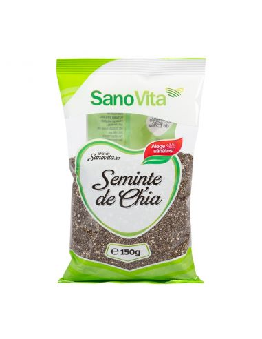 SEMINTE SI NUCI - Semințe de chia 150g, SanoVita, sinapis.ro