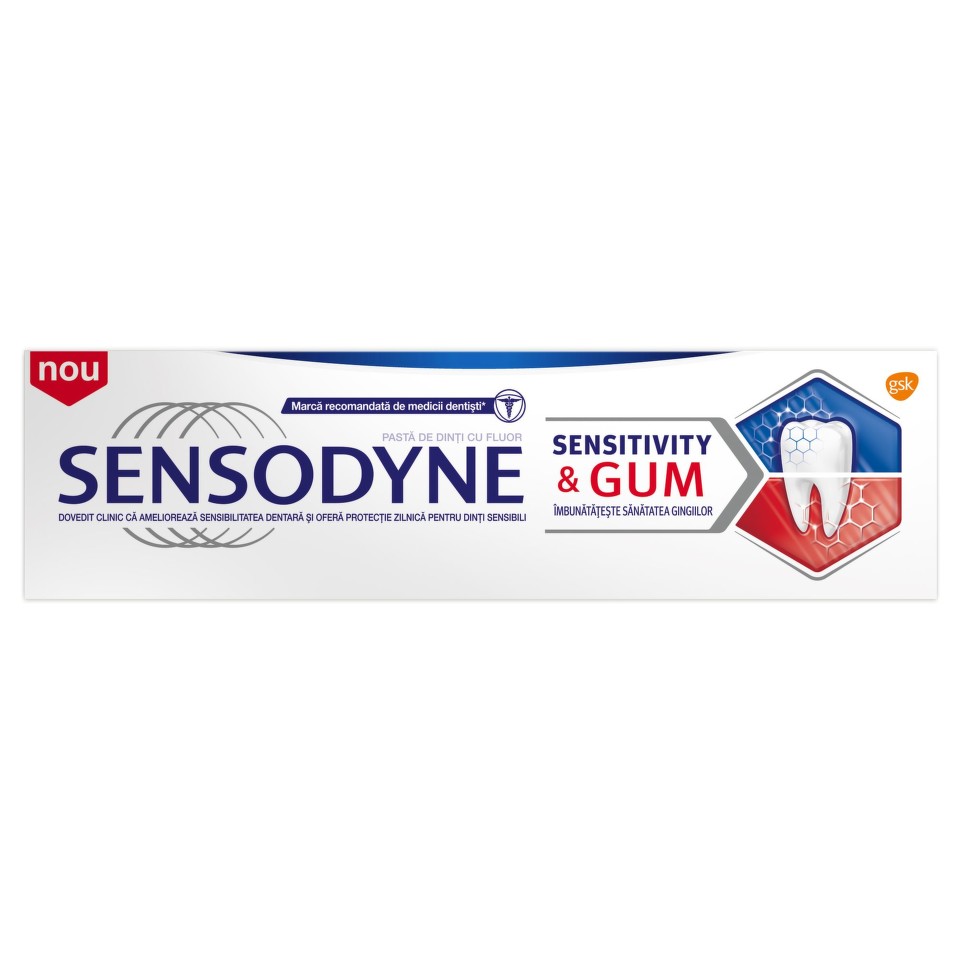 Pasta de dinti - Sensodyne Pasta de dinti Sensitivity and Gum 75ml, sinapis.ro
