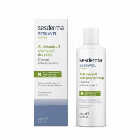 Antimatreata - Seskavel Control, șampon antimătreață par uscat, 200 ml, Sesderma, sinapis.ro